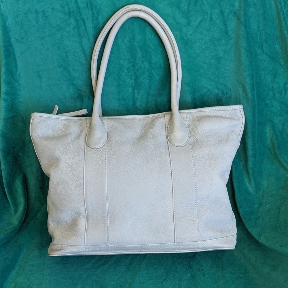 Blue Leather Purse